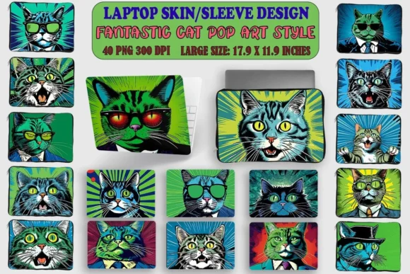 Fantastic-Cat-Pop-Art-Style-Background-Bundle-Bundles-87213875-1-1.webp