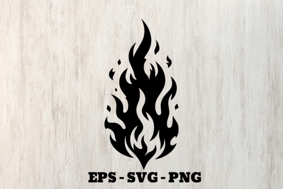 Fire Flame SVG File, Fire Clipart