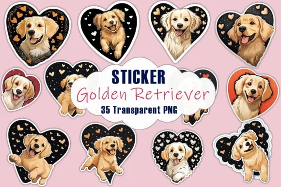 Lovely-Golden-Retriever-Dog-Stickers-PNG-Bundle-Bundles-86671451-1-1.webp